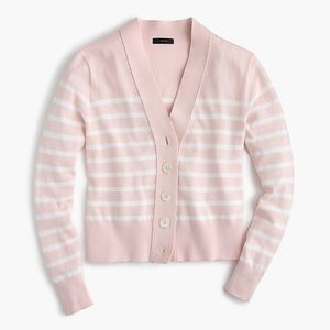 NWT J. Crew Lightweight Cardigan Sweater in Stripe